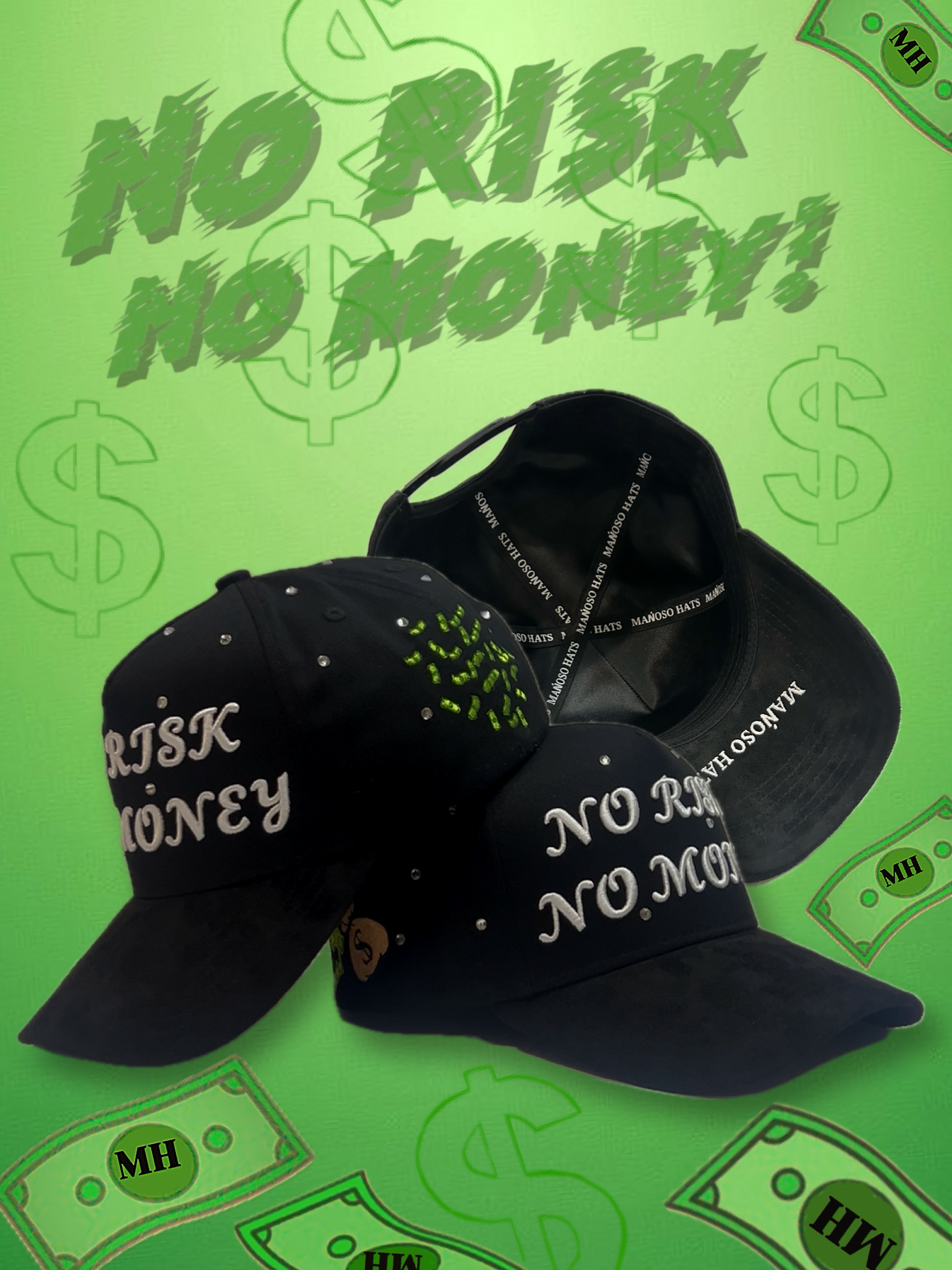 NO RISK NO MONEY HAT