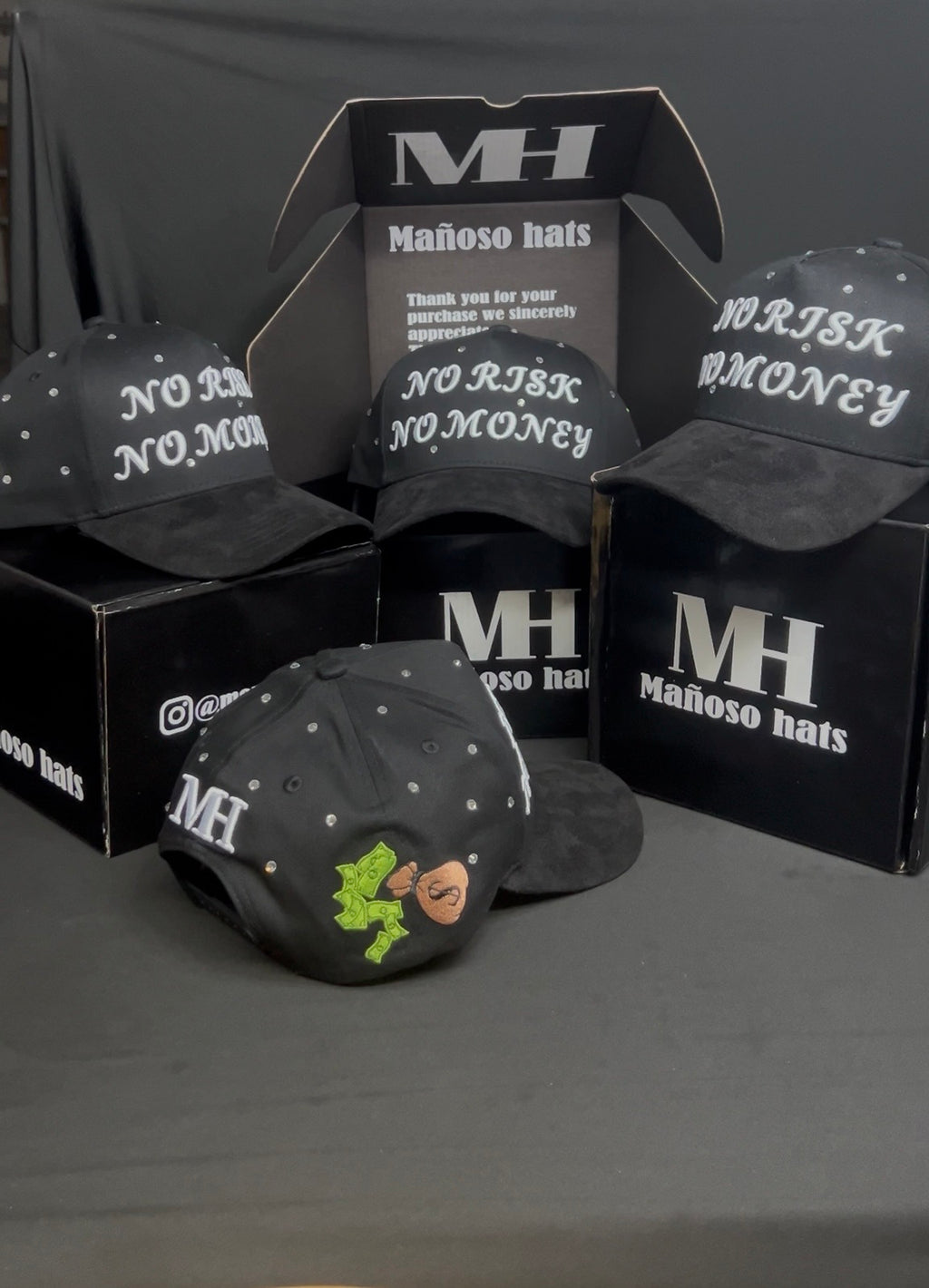 NO RISK NO MONEY HAT